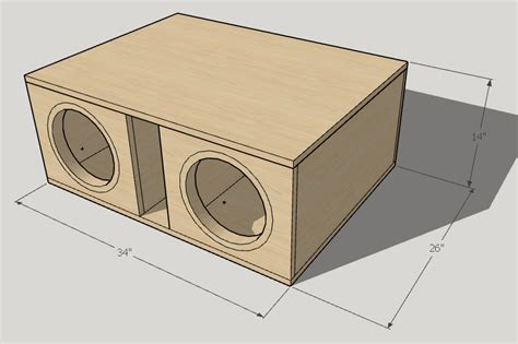 make your own subwoofer enclosure